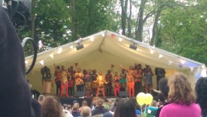 Watoto Children's Choir at the Tea Tent